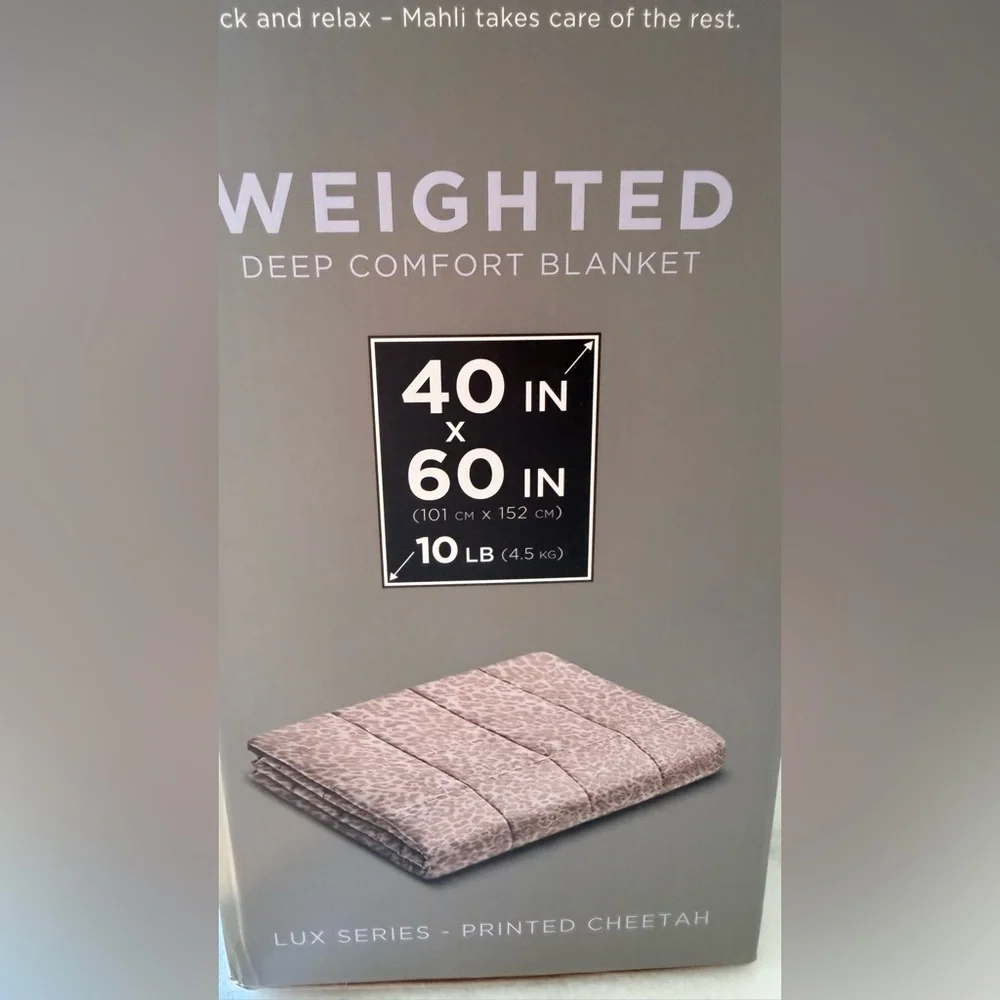 Weighted Throw Blanket - Cozy Microfiber 40x60
